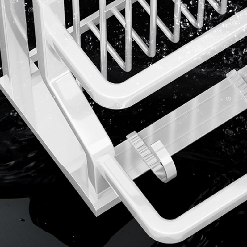 Avtoit | Contemporary bathroom accessory set made of matte stainless steel-aluminum with bathrobe hook/bath shelf