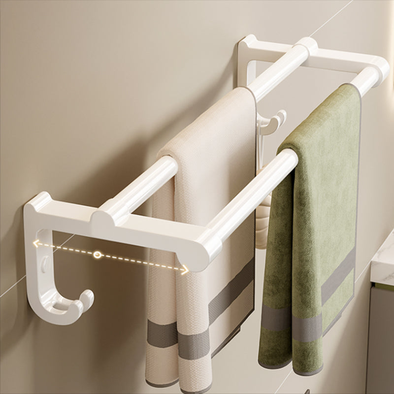 Avtoit | Contemporary bathroom accessory set made of matte stainless steel-aluminum with bathrobe hook/bath shelf