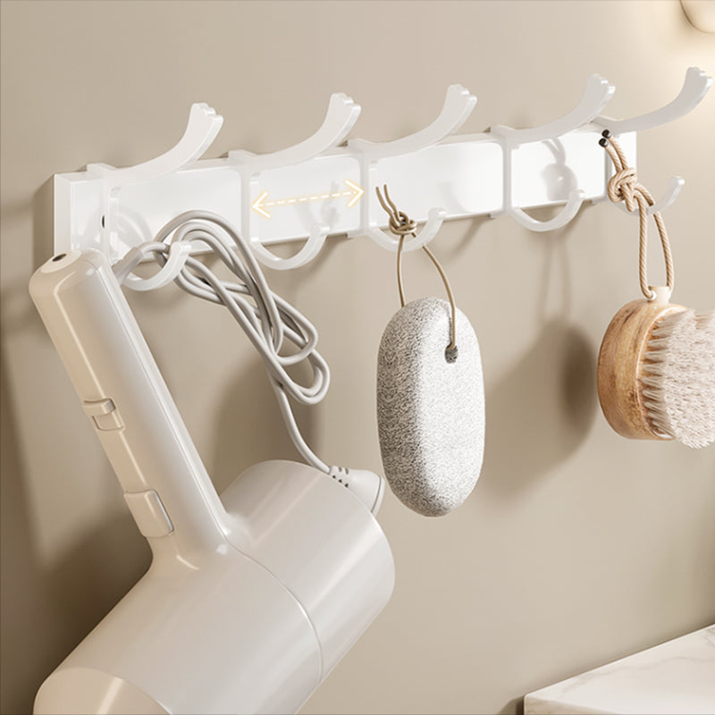 Avtoit | Contemporary bathroom accessory set made of matte stainless steel-aluminum with bathrobe hook/bath shelf