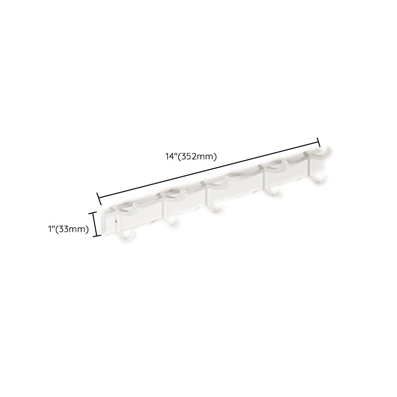 Avtoit | Contemporary bathroom accessory set made of matte stainless steel-aluminum with bathrobe hook/bath shelf