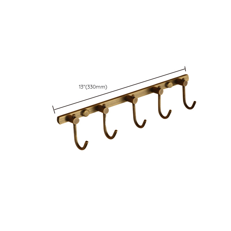Avtoit | Worn Brass Traditional Bathroom Set with Bath Shelf/Paper Holder & Towel Bar