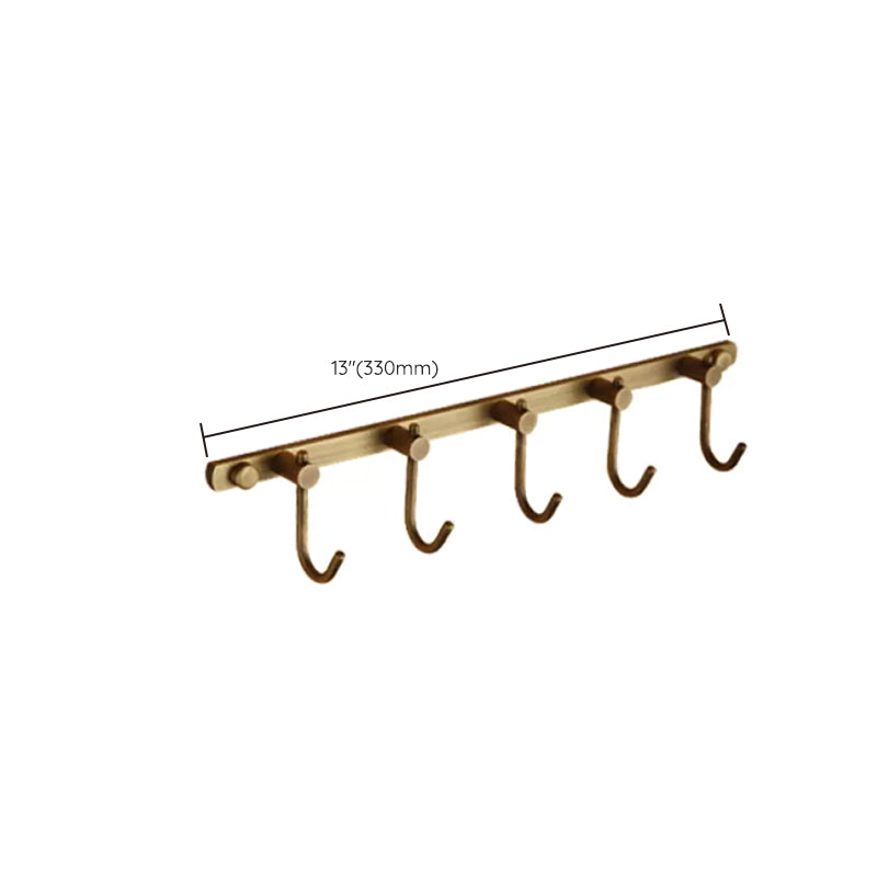 Avtoit | Worn Brass Traditional Bathroom Set with Bath Shelf/Paper Holder & Towel Bar