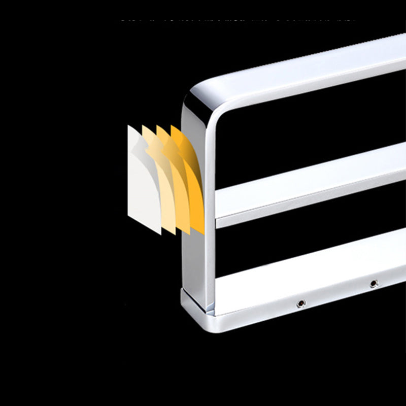 Avtoit | Chrome brass modern bathroom accessory set with towel bar/ ring/ paper holder & bathrobe hook