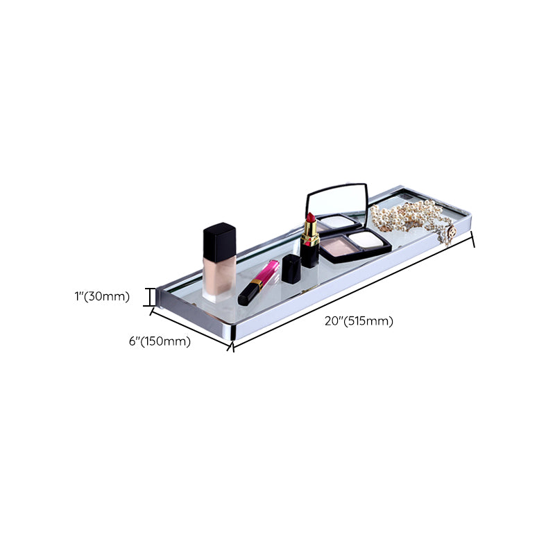 Avtoit | Chrome brass modern bathroom accessory set with towel bar/ ring/ paper holder & bathrobe hook