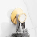 Avtoit | Brushed Brass Bathroom Accessory Set Metal & Marble Bathroom Hardware Set with Bathtub Shelf