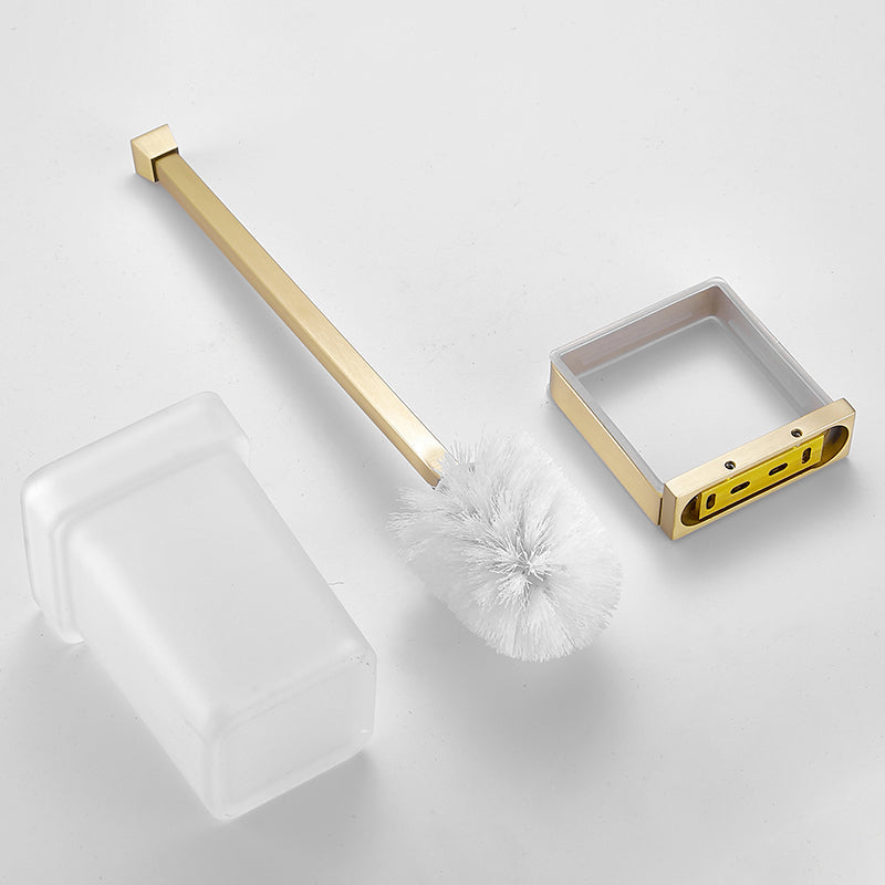 Avtoit | Brushed Brass Bathroom Hardware Set Retro Golden Bathroom Accessories Set