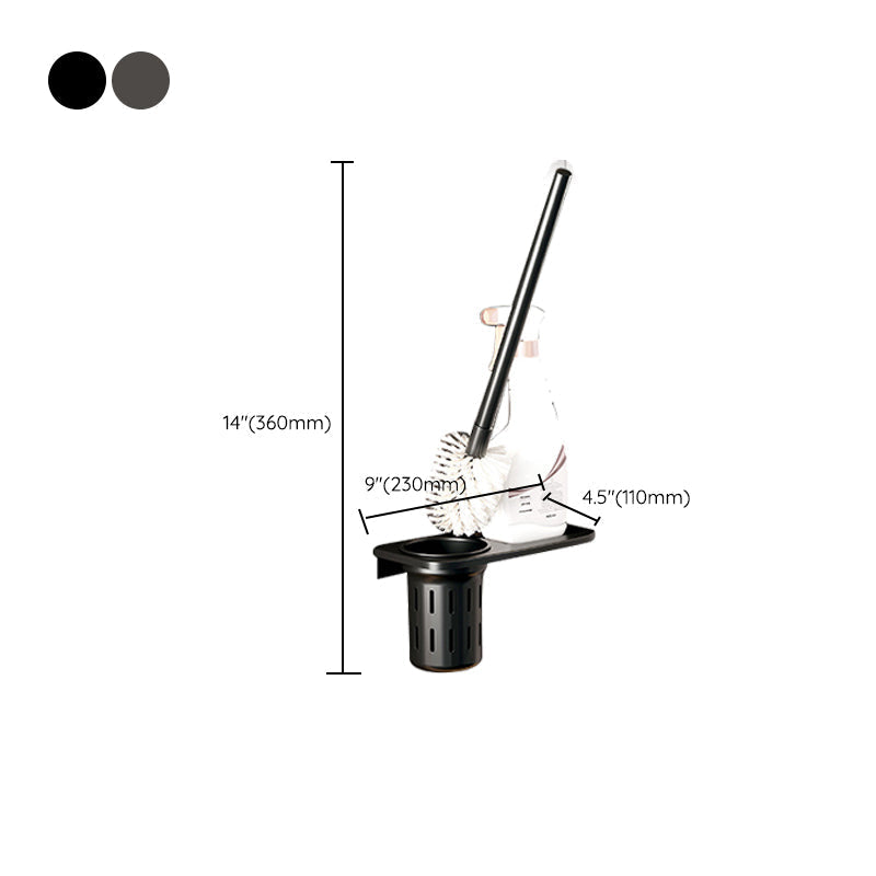 Avtoit | Contemporary bathroom accessory set made of matte stainless steel-aluminum with bathrobe hook/towel rail