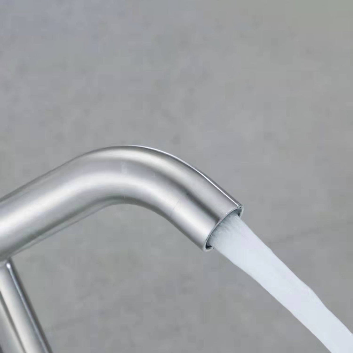 Avtoit | Stainless Steel Bathroom Faucet Chrome Lever Handle Sink Faucet with 1 Hole
