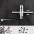 Avtoit | Wall-mounted metal bathtub filling low arch swivel bathtub mixer
