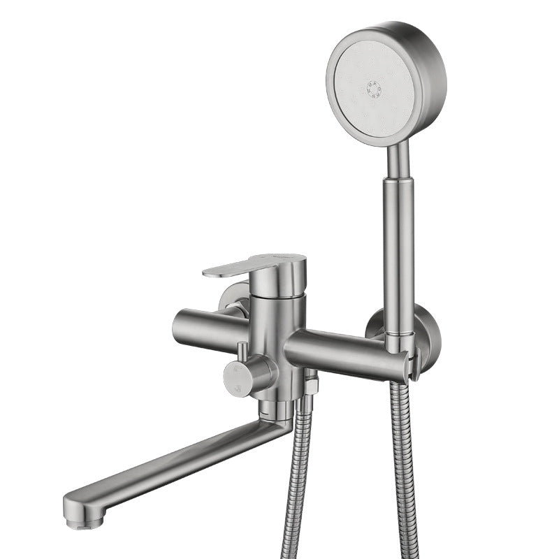 Avtoit | Wall-mounted metal bathtub filling low arch swivel bathtub mixer
