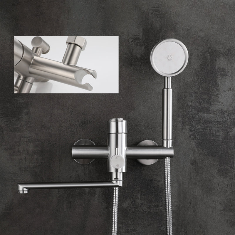 Avtoit | Wall-mounted metal bathtub filling low arch swivel bathtub mixer