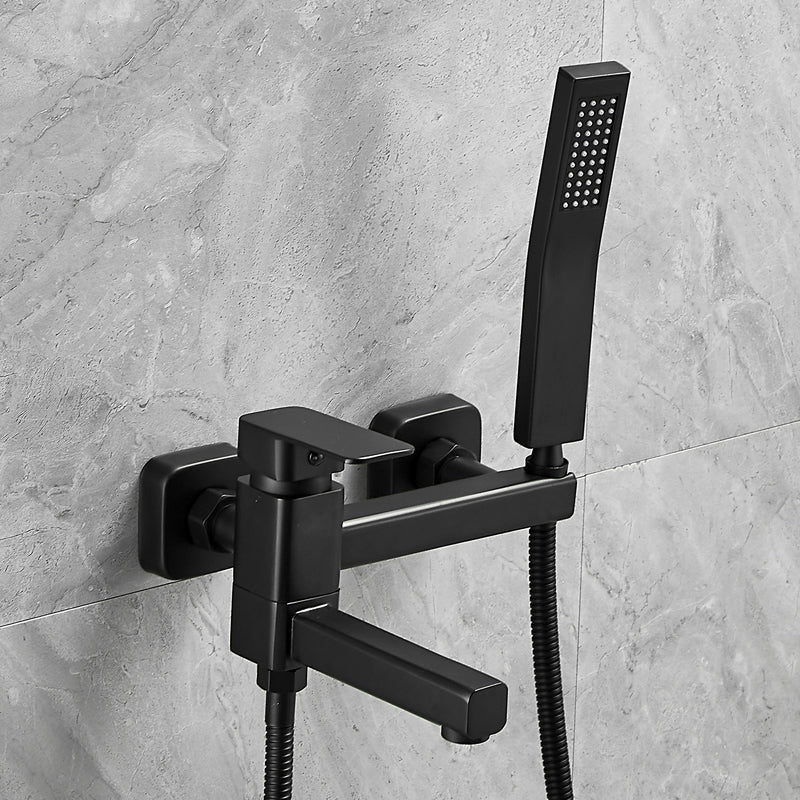 Avtoit | Wall-mounted metal bathtub faucet low arc swivel bathroom faucet