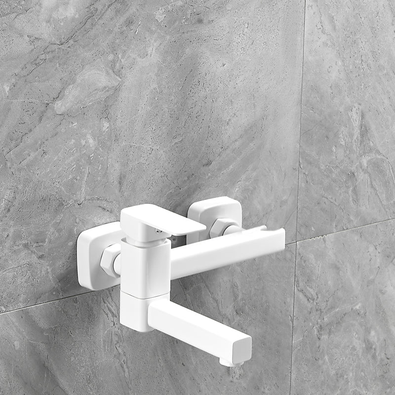 Avtoit | Wall-mounted metal bathtub faucet low arc swivel bathroom faucet