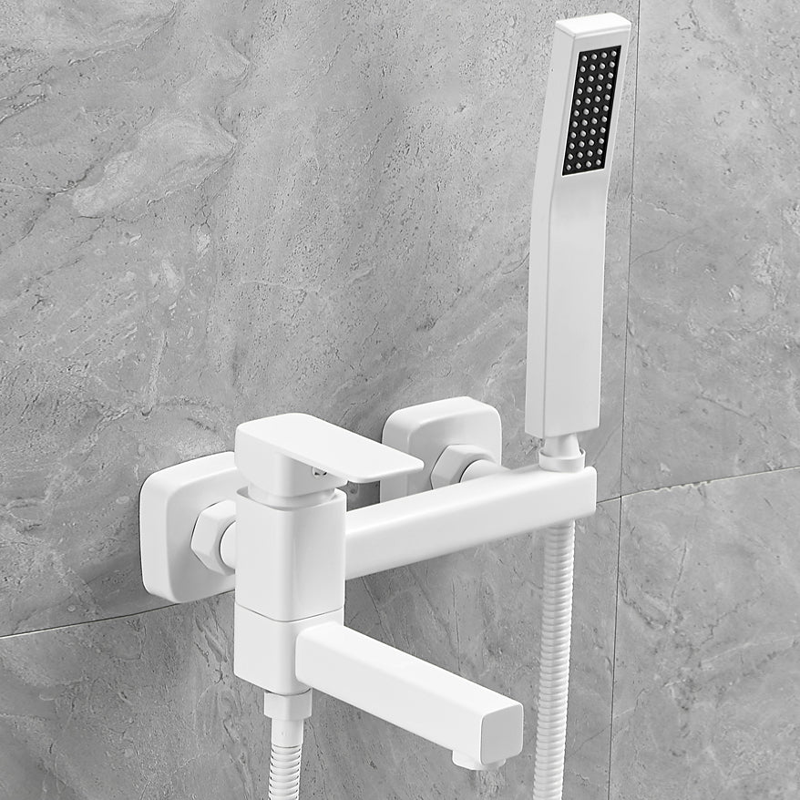 Avtoit | Wall-mounted metal bathtub faucet low arc swivel bathroom faucet