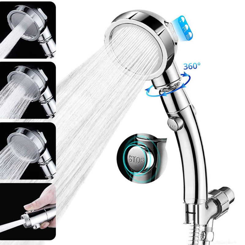 Avtoit | Contemporary Hand Shower Head Silver 3-Spray Pattern Wall Mounted Shower Head