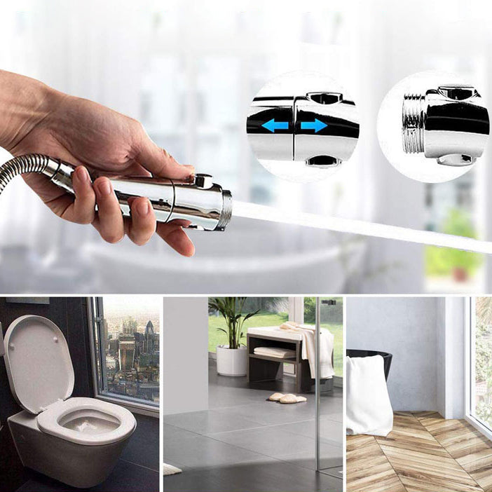 Avtoit | Contemporary Hand Shower Head Silver 3-Spray Pattern Wall Mounted Shower Head
