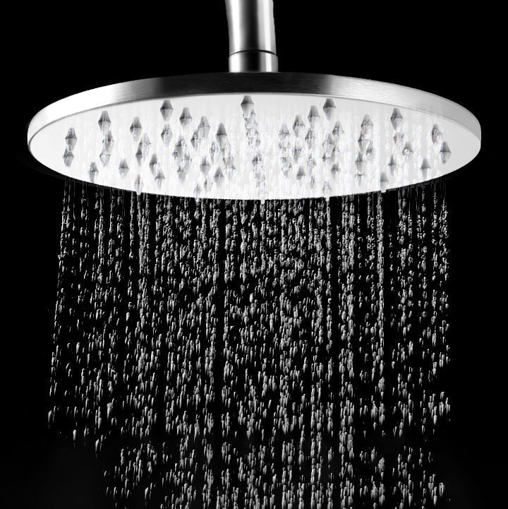 Avtoit | Stainless Steel Fixed Shower Head in Silver H2Okinetic Technology Shower Head