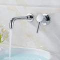 Avtoit | Industrial Wall-Mounted Bathroom Faucet 2-Hole Swivel Spout Basin Faucet