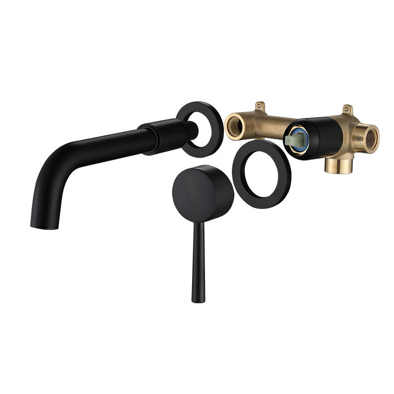 Avtoit | Industrial Wall-Mounted Bathroom Faucet 2-Hole Swivel Spout Basin Faucet