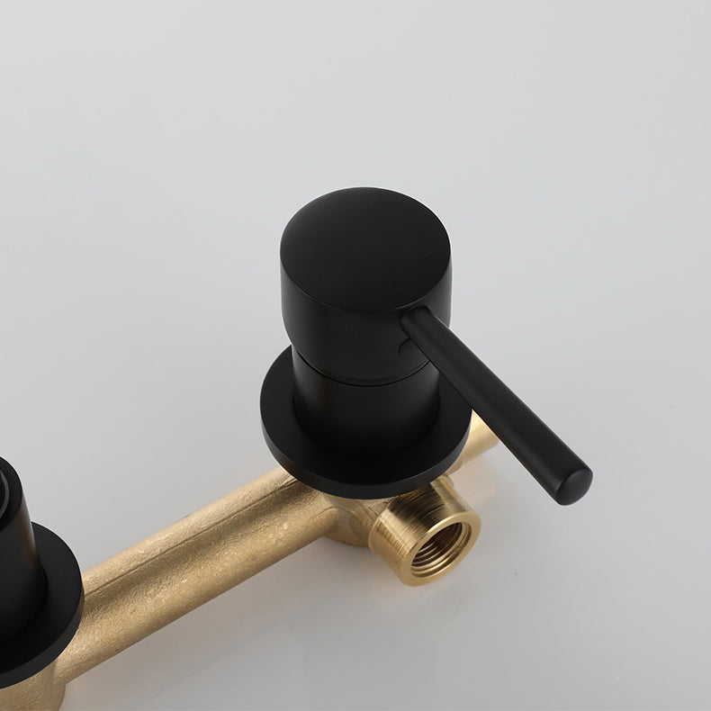 Avtoit | Industrial Wall-Mounted Bathroom Faucet 2-Hole Swivel Spout Basin Faucet