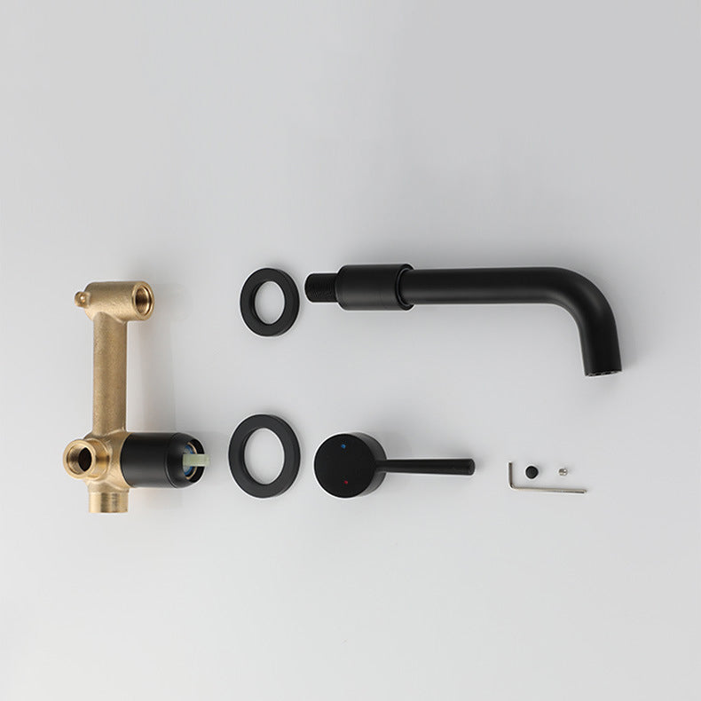 Avtoit | Industrial Wall-Mounted Bathroom Faucet 2-Hole Swivel Spout Basin Faucet
