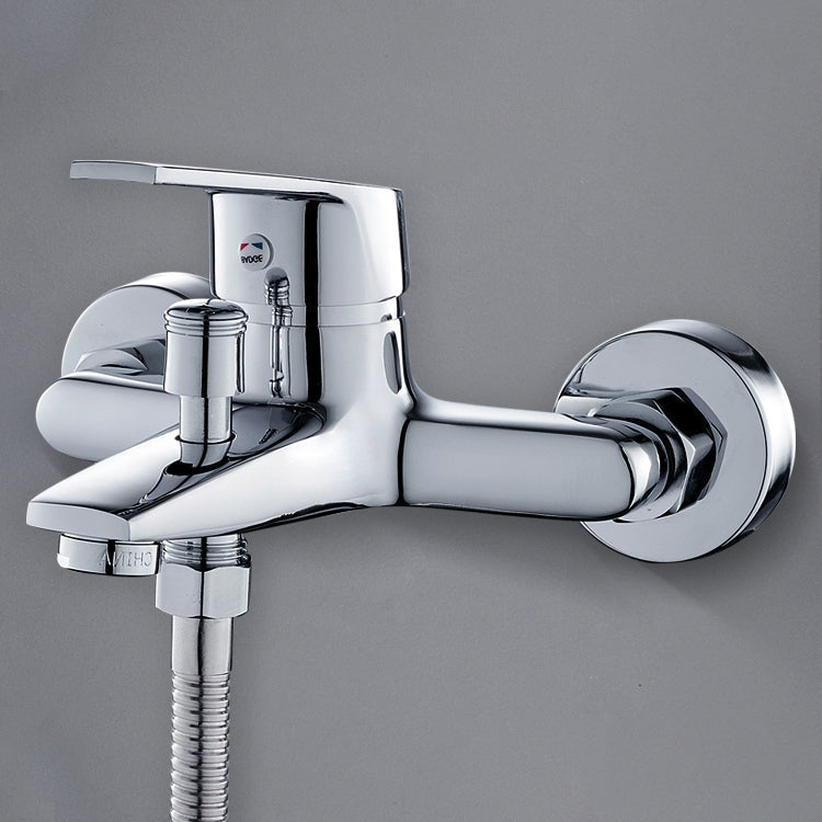 Avtoit | Contemporary Wall-Mounted Bathroom Faucet Lever Handles 2-Hole Faucet Brass Faucet