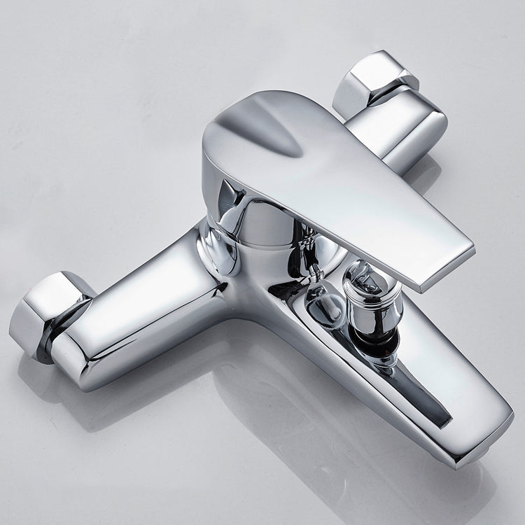 Avtoit | Contemporary Wall-Mounted Bathroom Faucet Lever Handles 2-Hole Faucet Brass Faucet