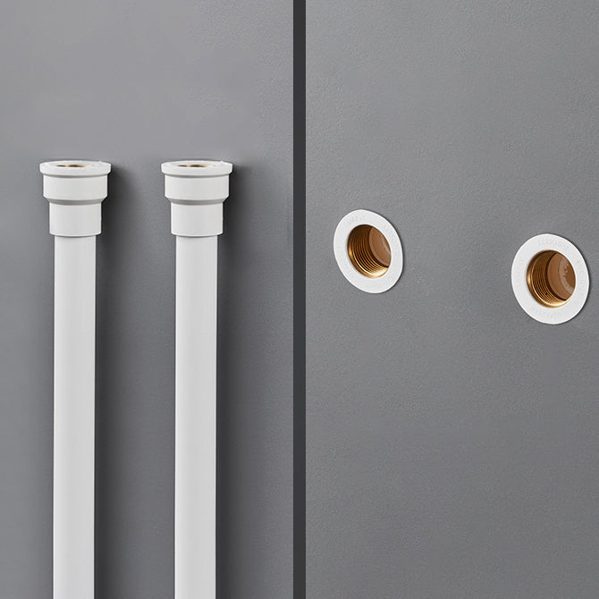 Avtoit | Contemporary Wall-Mounted Bathroom Faucet Lever Handles 2-Hole Faucet Brass Faucet