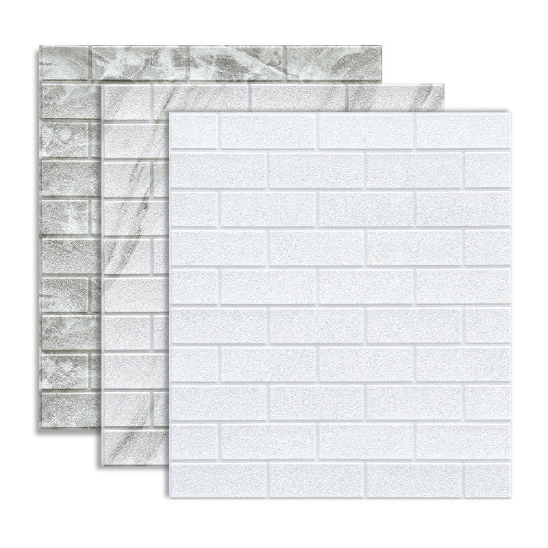 Avtoit | Industrial Wall Panel, 3D Brick Bathroom Wall Panels Set of 2