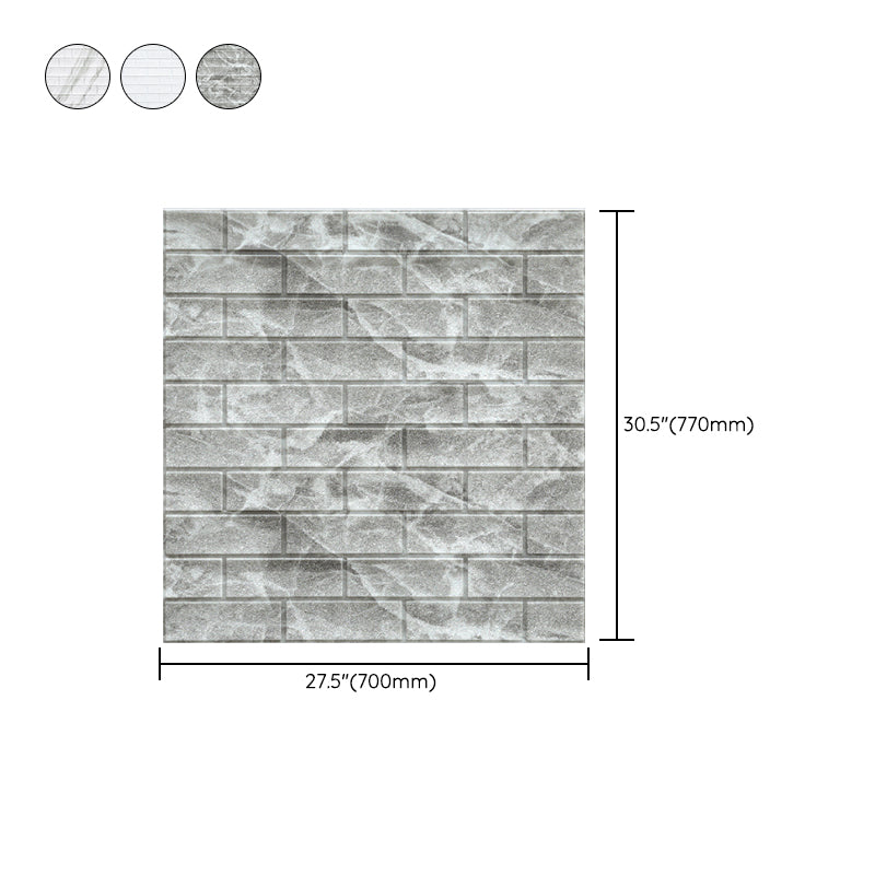 Avtoit | Industrial Wall Panel, 3D Brick Bathroom Wall Panels Set of 2