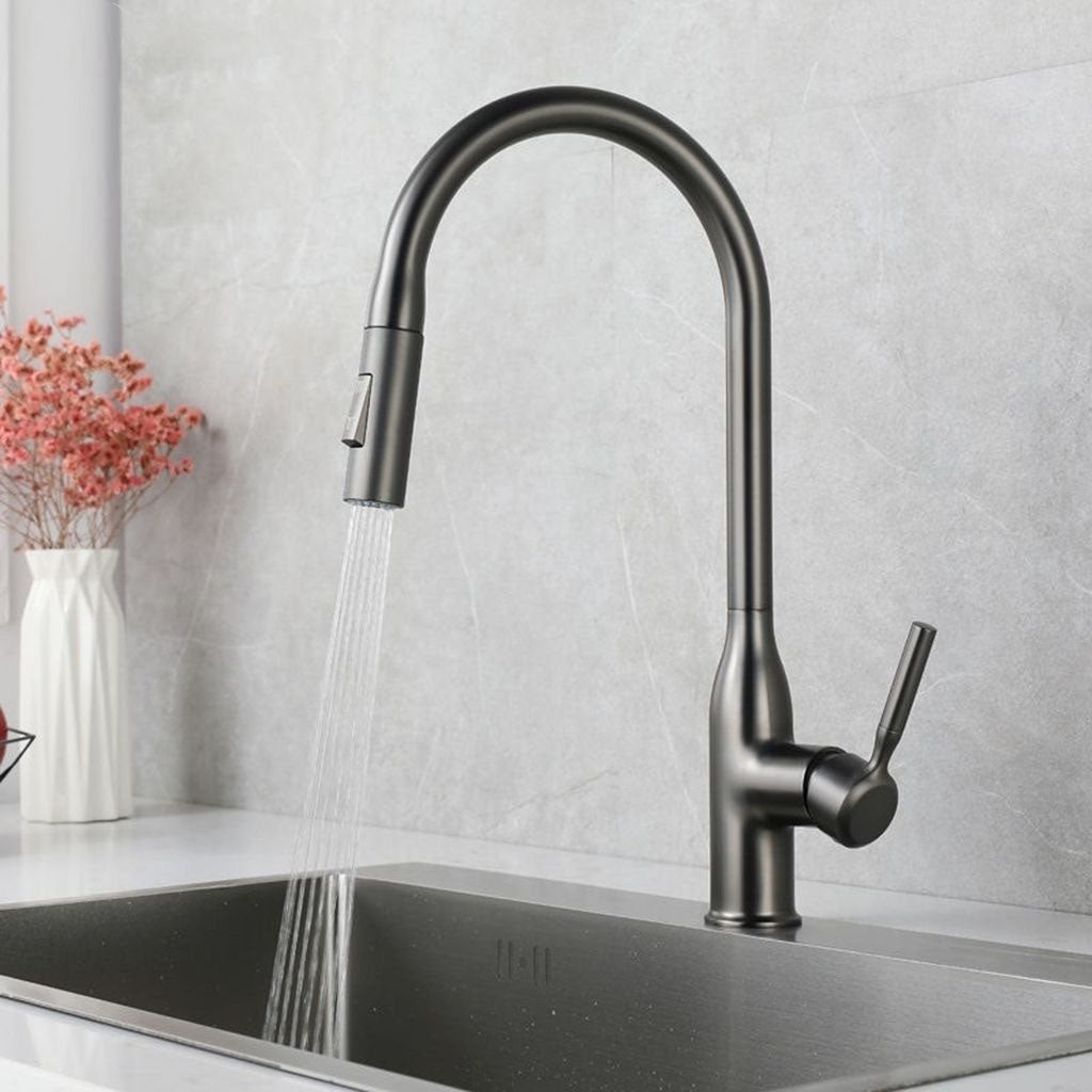 Avtoit | Modern Pull-down Water Filler Single Handle High Arc Kitchen Faucet