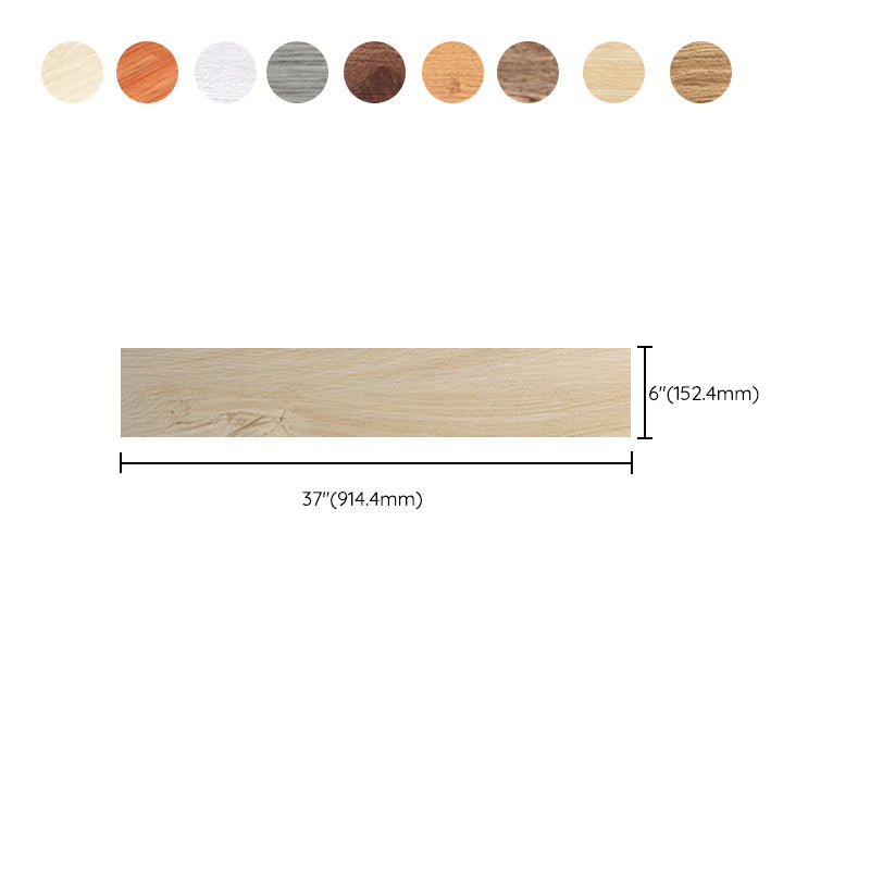 Avtoit | Square Peel & Stick Vinyl Flooring Wood Look PVC Flooring for the Living Room