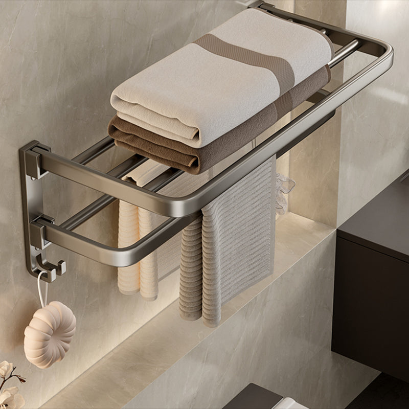 Avtoit | Modern Stainless Steel Bathroom Shelf Bathroom Accessories Set Towel Holder Bathroom Set