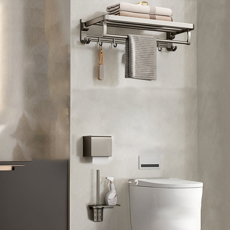 Avtoit | Modern Stainless Steel Bathroom Shelf Bathroom Accessories Set Towel Holder Bathroom Set