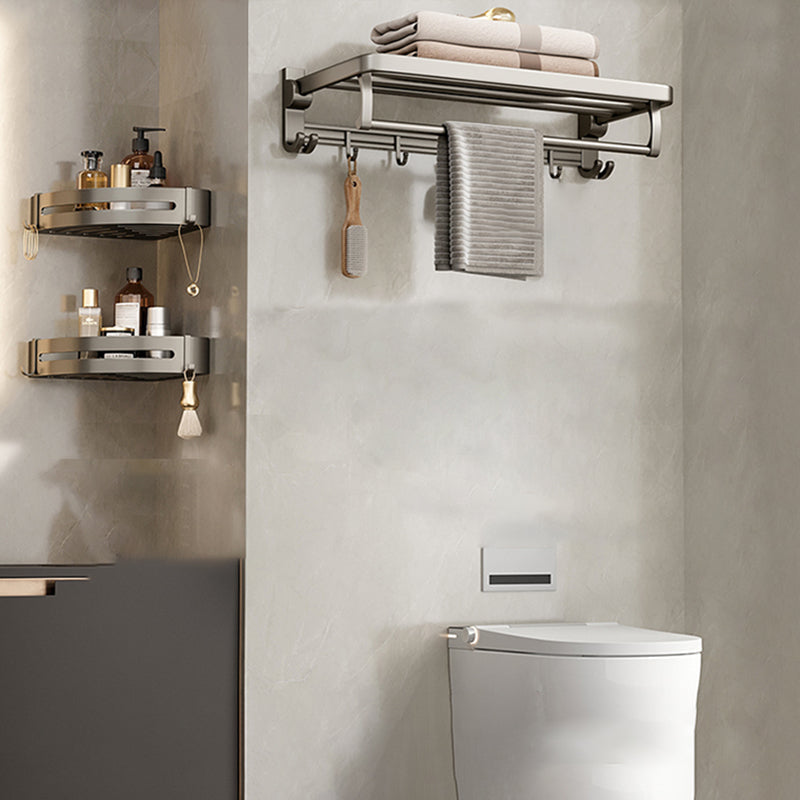 Avtoit | Modern Stainless Steel Bathroom Shelf Bathroom Accessories Set Towel Holder Bathroom Set