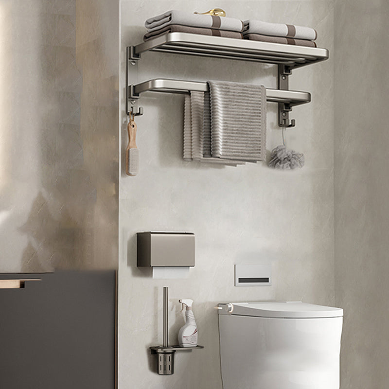 Avtoit | Modern Stainless Steel Bathroom Shelf Bathroom Accessories Set Towel Holder Bathroom Set