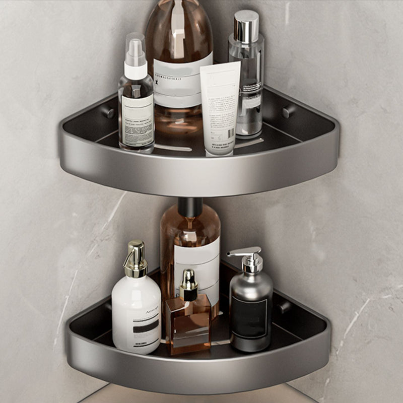 Avtoit | Modern Bathroom Accessories Set Gray Towel Bar Bathroom Shelf Bathroom Hardware