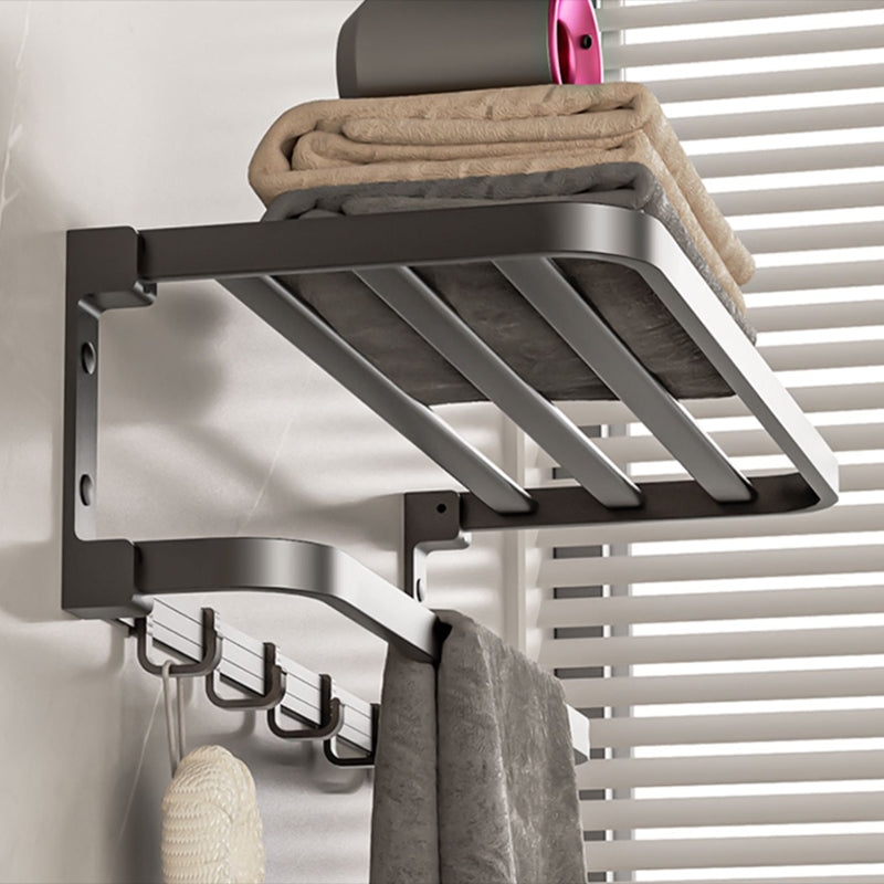 Avtoit | Modern Bathroom Accessories Set Gray Towel Bar Bathroom Shelf Bathroom Hardware