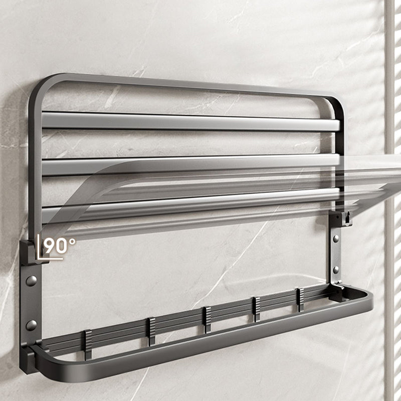 Avtoit | Modern Bathroom Accessories Set Gray Towel Bar Bathroom Shelf Bathroom Hardware