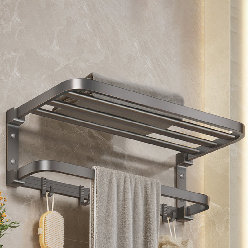 Avtoit | Modern Bathroom Accessories Set Gray Towel Bar Bathroom Shelf Bathroom Hardware
