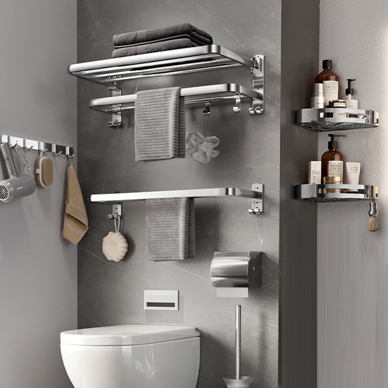 Avtoit | Modern Polished Chrome Bathroom Accessory Set Made of Stainless Steel