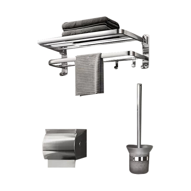 Avtoit | Modern Polished Chrome Bathroom Accessory Set Made of Stainless Steel