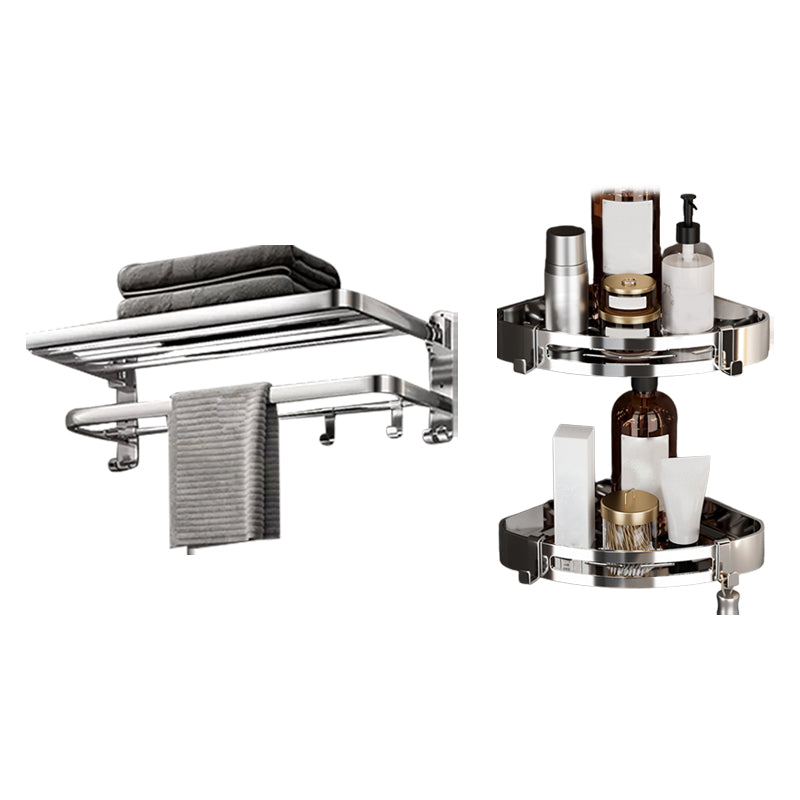 Avtoit | Modern Polished Chrome Bathroom Accessory Set Made of Stainless Steel