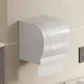 Avtoit | Contemporary Bathroom Hardware Set in White with Bath Shelf/Towel Holder/Paper Holder