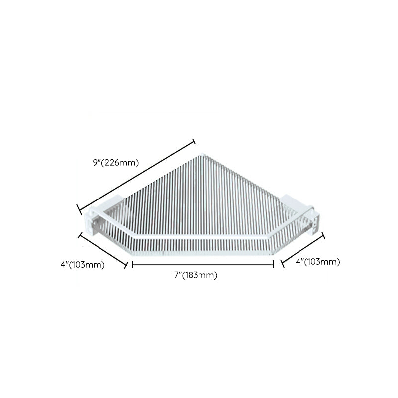Avtoit | White Metal and Acrylic Bathroom Accessories as a Single Piece or in a Set with Bathroom Shelf