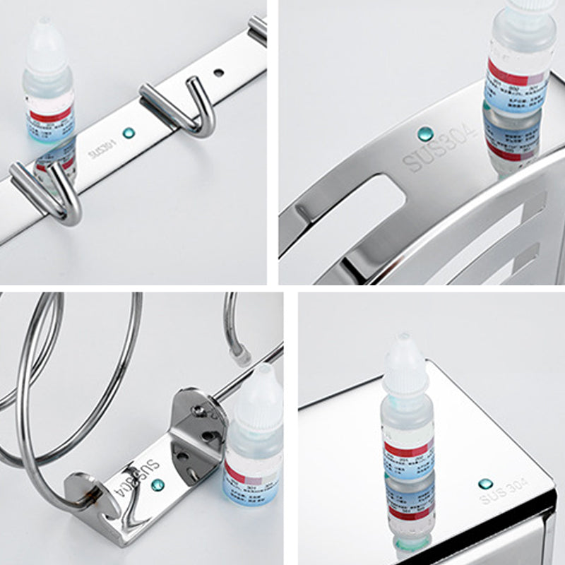 Avtoit | Modern Stainless Steel Bathroom Accessories Towel Bar Bathroom Set