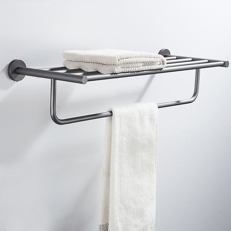 Avtoit | Traditional Gray Brass Bathroom Hardware Set Towel Bar Bathroom Hardware Set