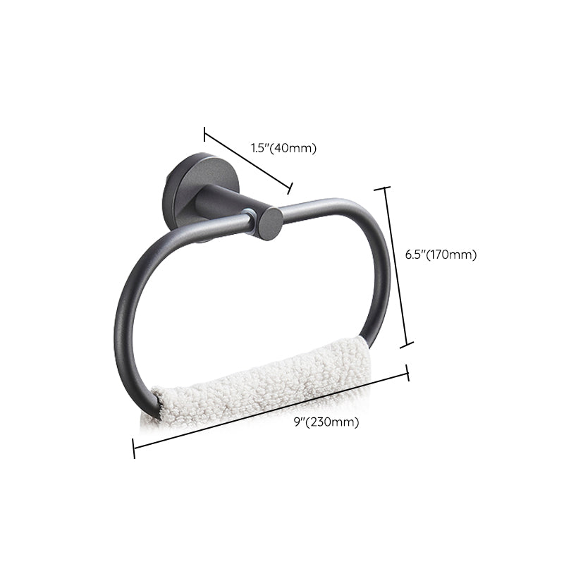 Avtoit | Traditional Gray Brass Bathroom Hardware Set Towel Bar Bathroom Hardware Set