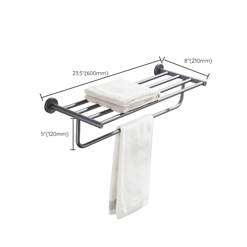 Avtoit | Traditional Gray Brass Bathroom Hardware Set Towel Bar Bathroom Hardware Set