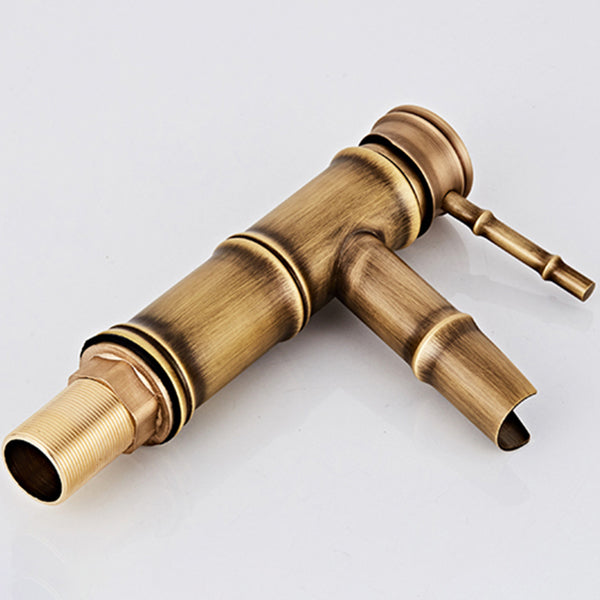 Avtoit | Lever Handle Vanity Faucet Country Low Arc Faucet Single Hole Basin Faucet